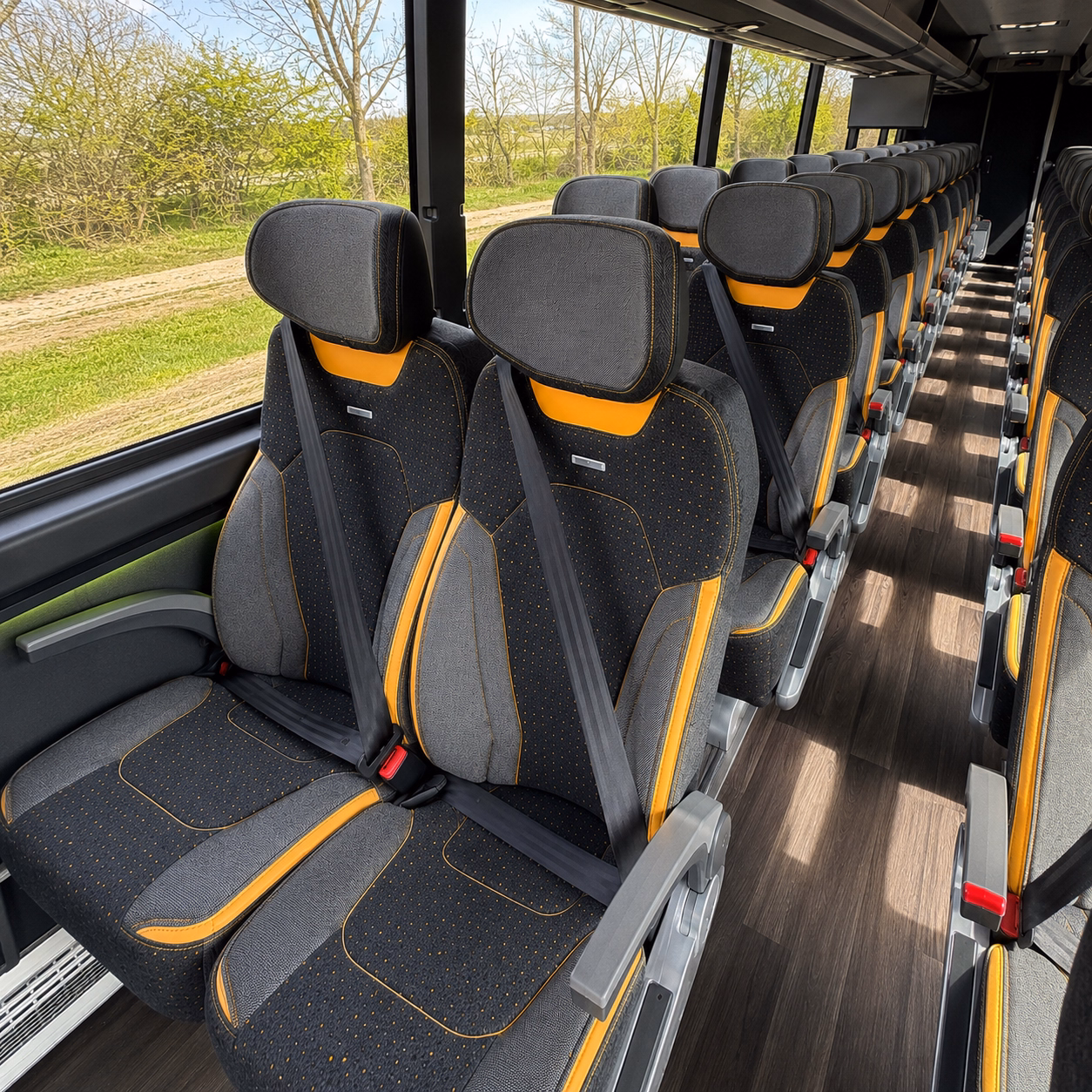 arlington wedding charter bus rentals