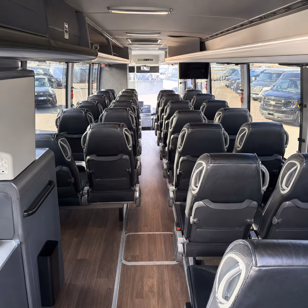 dallas event transportation with a private charter bus in dallas