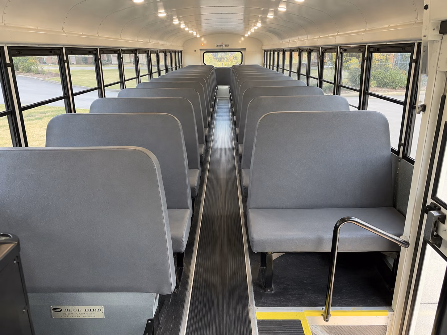 school bus interior