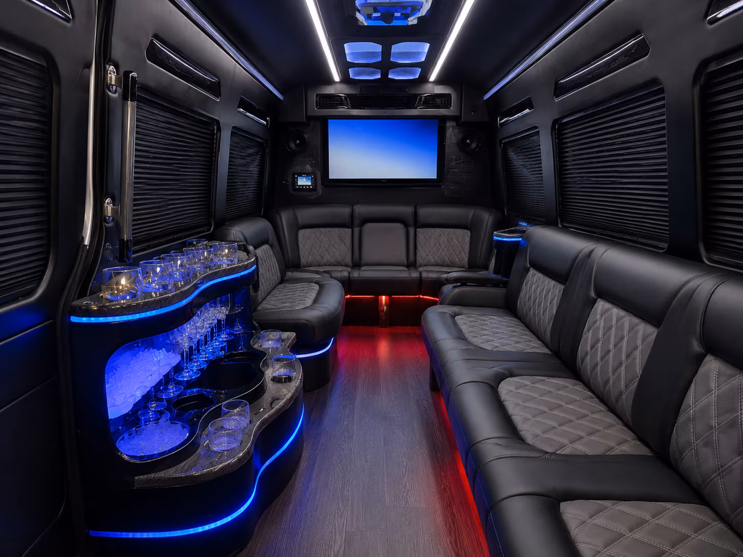 these buses come with the amenities your cedar hill group actually wants