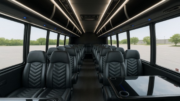 cedar hill 25 passenger minibus interior