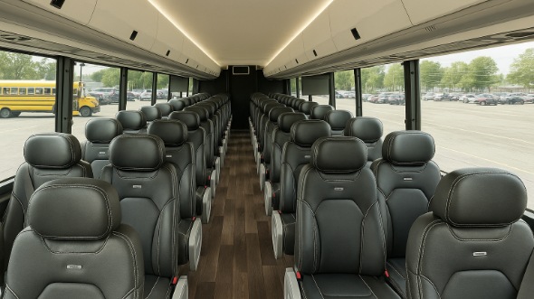 cedar hill 28 passenger minibus inside