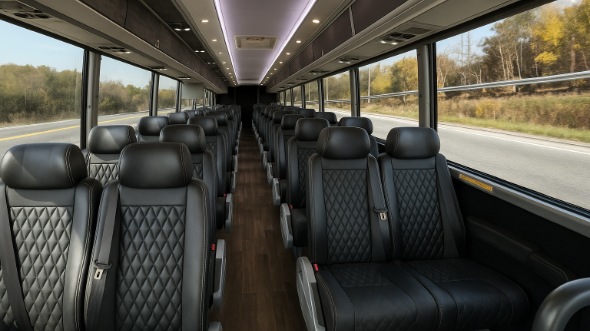cedar hill 30 passenger minibus inside