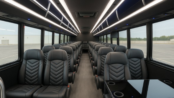 cedar hill 35 passenger minibus inside