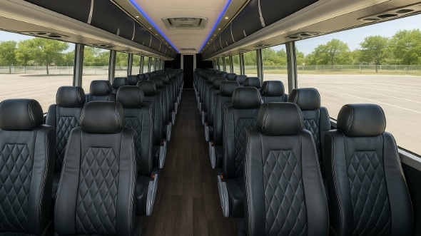 cedar hill 54 passenger charter bus rental