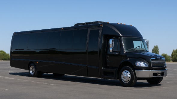 Exterior of Charter Bus Company Cedar Hill's Party Bus in Cedar Hill